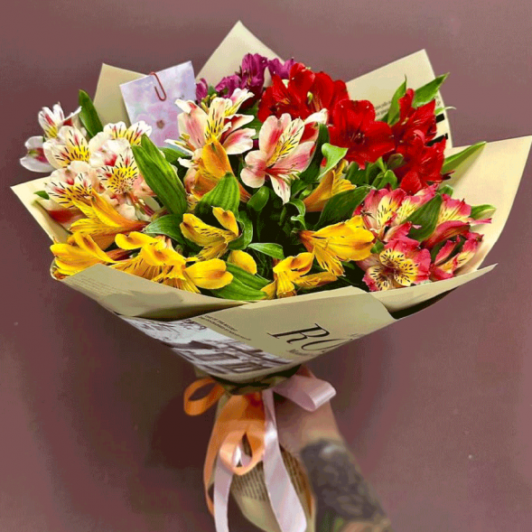 Букет 11 альстромерий в Бахчисарае