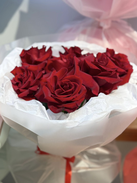 Букет из 5 французских роз в Бахчисарае