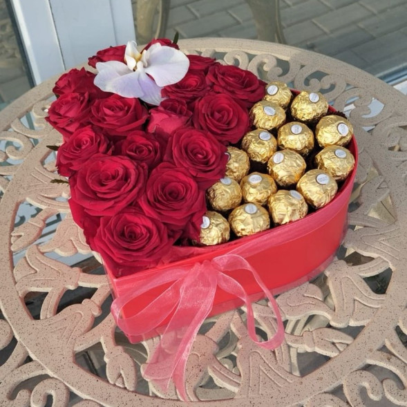 Букет Огненная страсть в Бахчисарае